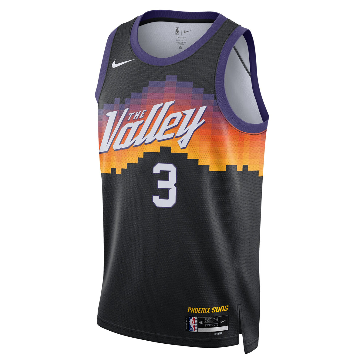 Dillon Brooks Phoenix Suns 2025/26 City Edition Swingman Basketball Jersey - Black - Unisex
