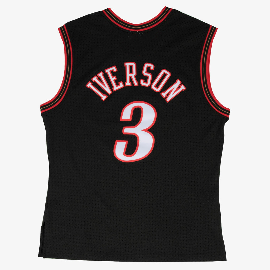 Allen Iverson Philadelphia 76ers 2000 - 01 Swingman Road Basketball Jersey