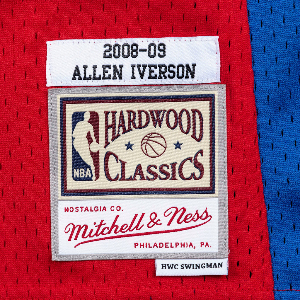 Allen Iverson Detroit Pistons 2008 - 09 Swingman Basketball Jersey