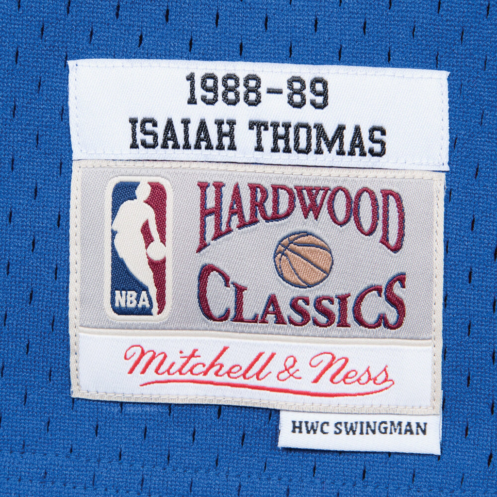 Isiah Thomas Detroit Pistons 1988 - 89 Swingman Road Basketball Jersey