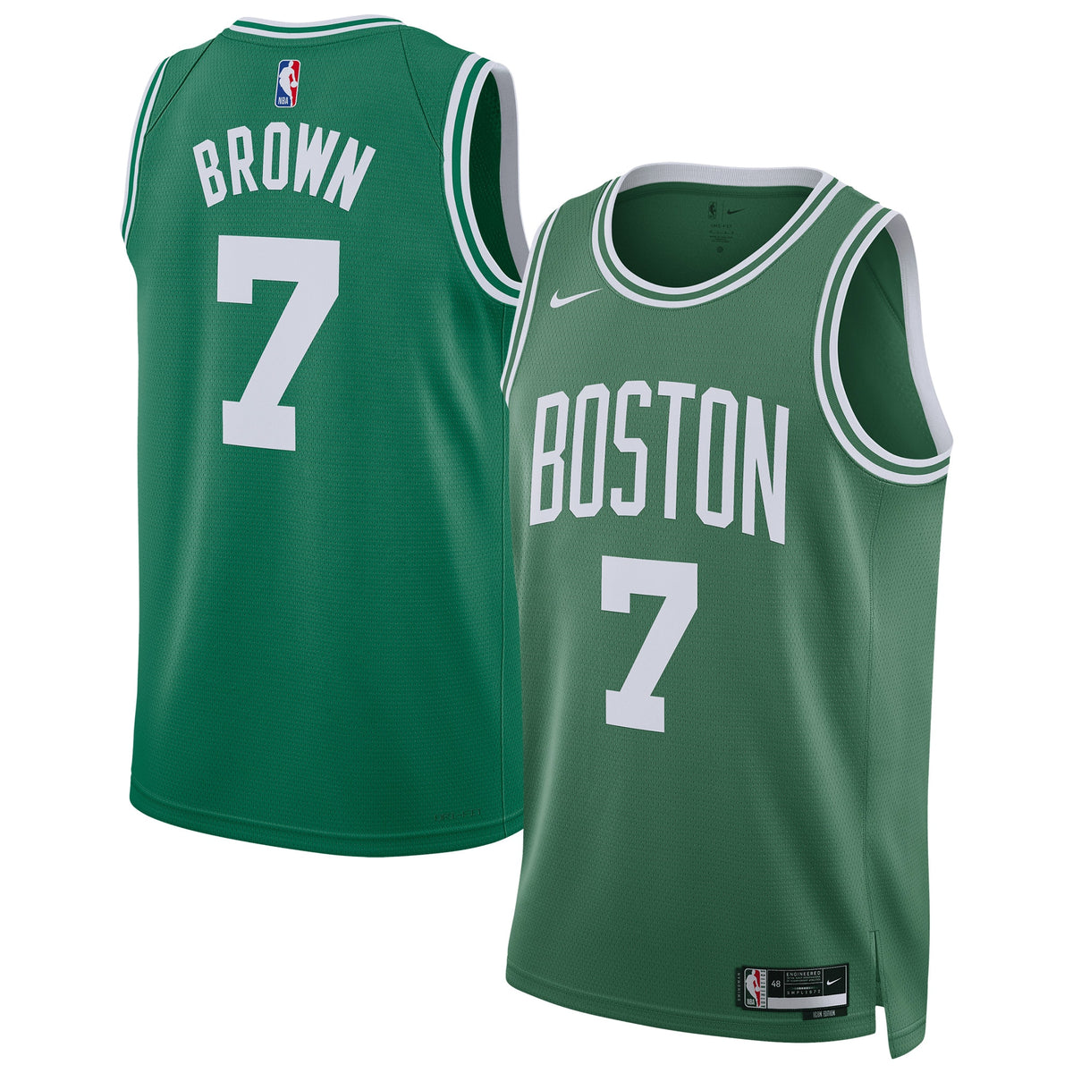 Jaylen Brown Boston Celtics Replica Swingman Icon Basketball Jersey - Unisex
