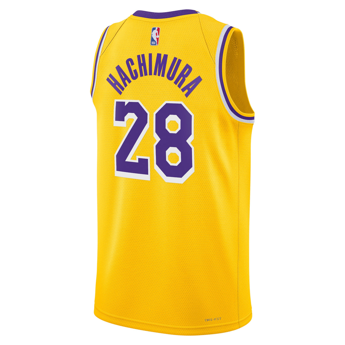 Rui Hachimura Los Angeles Lakers Icon Edition Swingman Basketball Jersey - Gold - Unisex