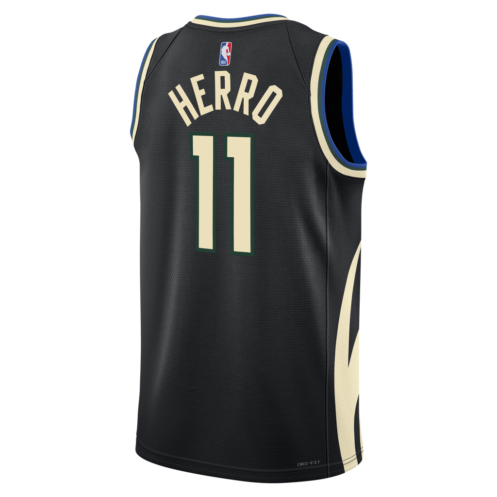 Tyler Herro Milwaukee Bucks Statement Edition Swingman Basketball Jersey - Hunter Green - Unisex