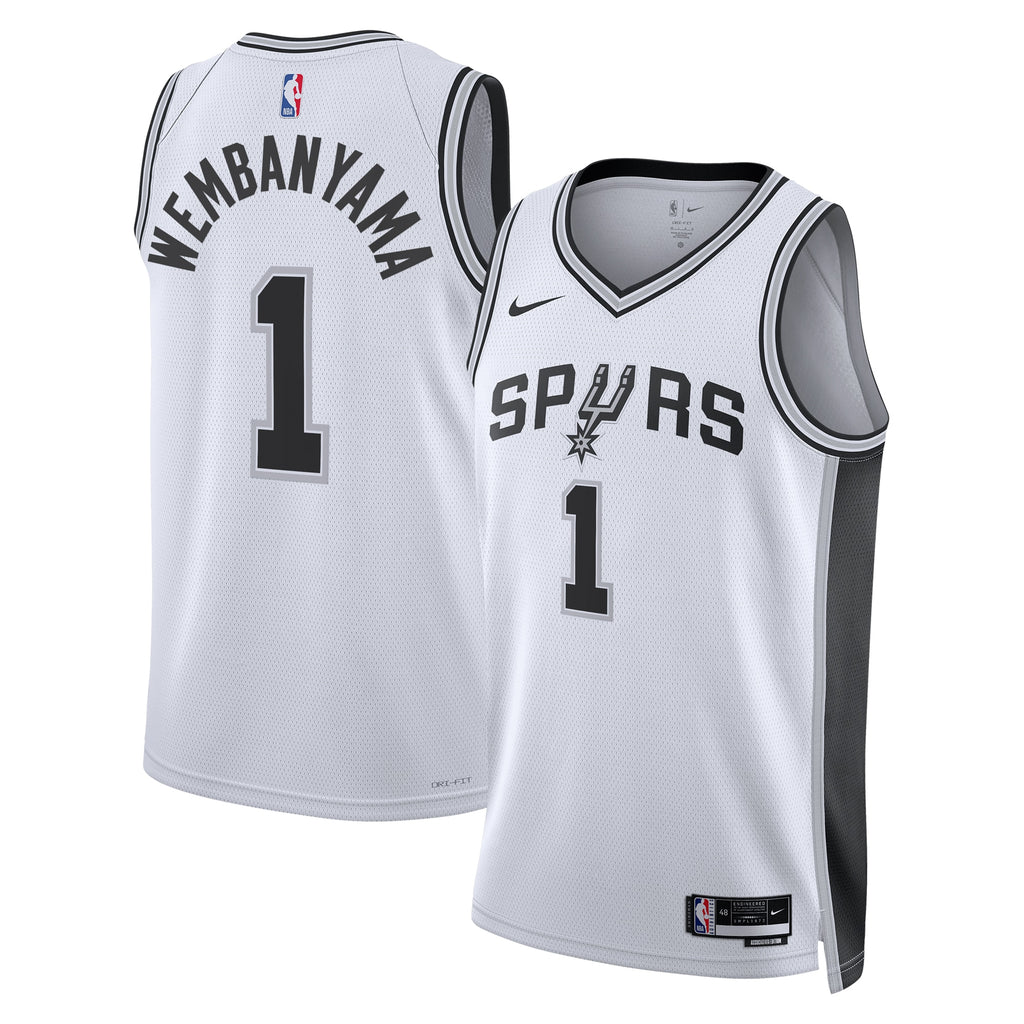 Victor Wembanyama San Antonio Spurs Association Edition Swingman Basketball Jersey - White - Unisex