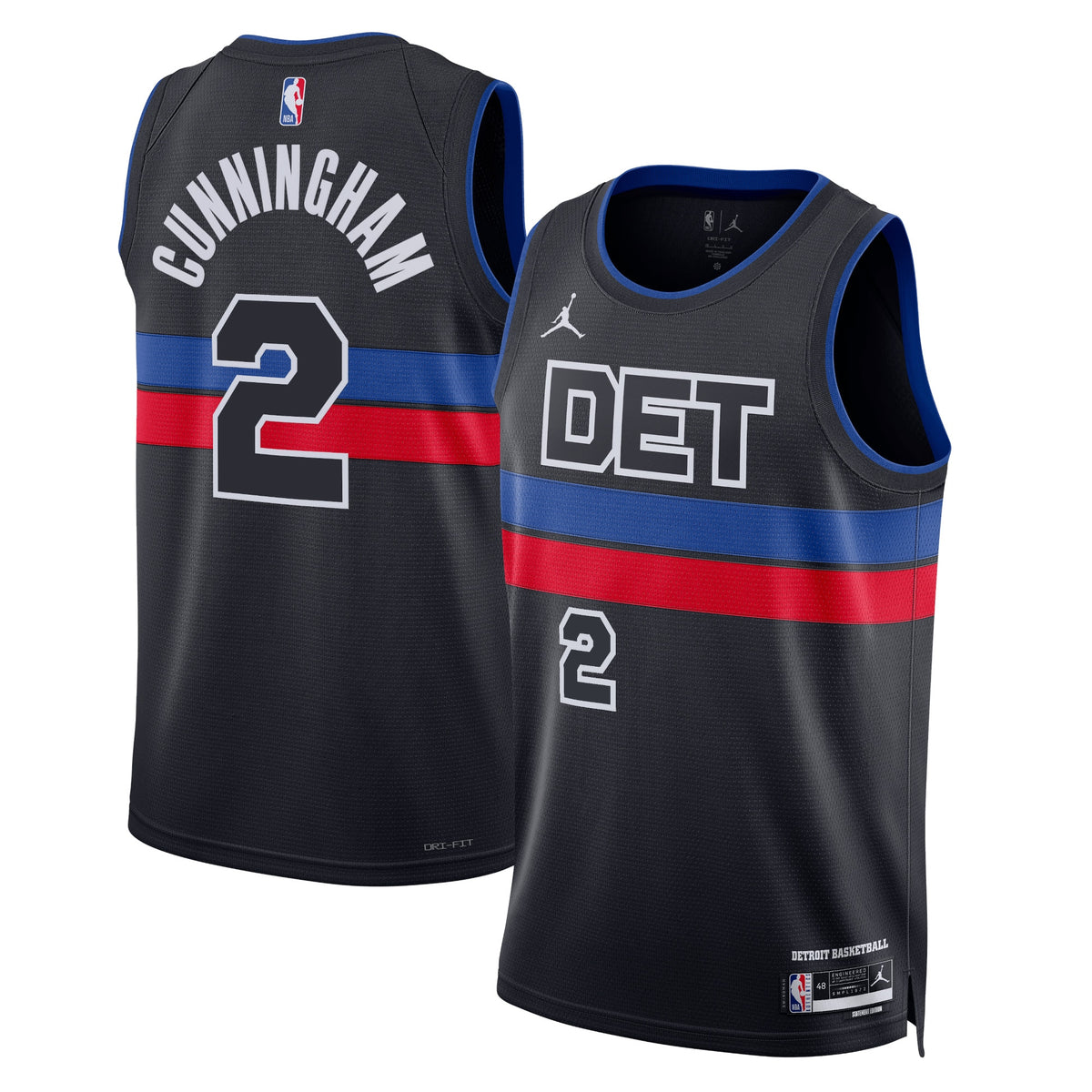 Cade Cunningham Detroit Pistons Statement Edition Swingman Basketball Jersey - Blue - Unisex