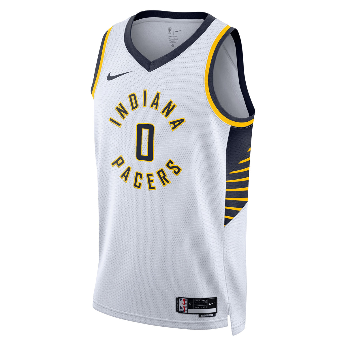 Tyrese Haliburton Indiana Pacers Association Edition Swingman Basketball Jersey - White - Unisex