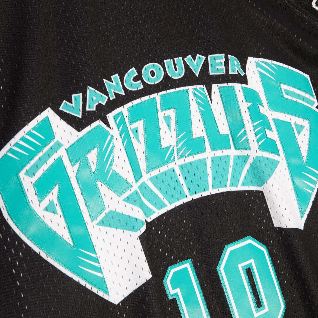 Mike Bibby Vancouver Grizzlies 1998 Team Color Swingman Basketball Jersey - Black