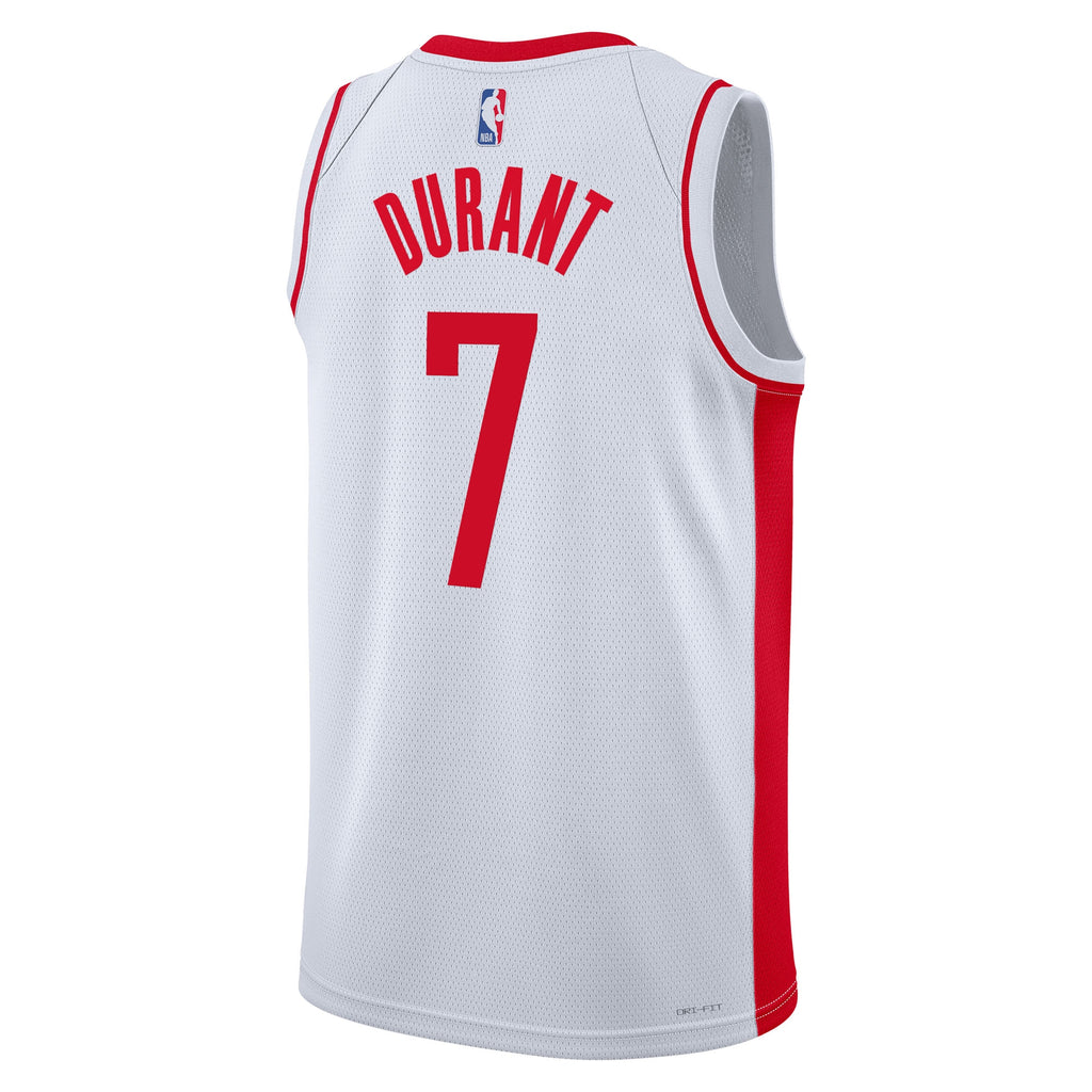 Kevin Durant Houston Rockets Association Edition Swingman Basketball Jersey - White - Unisex