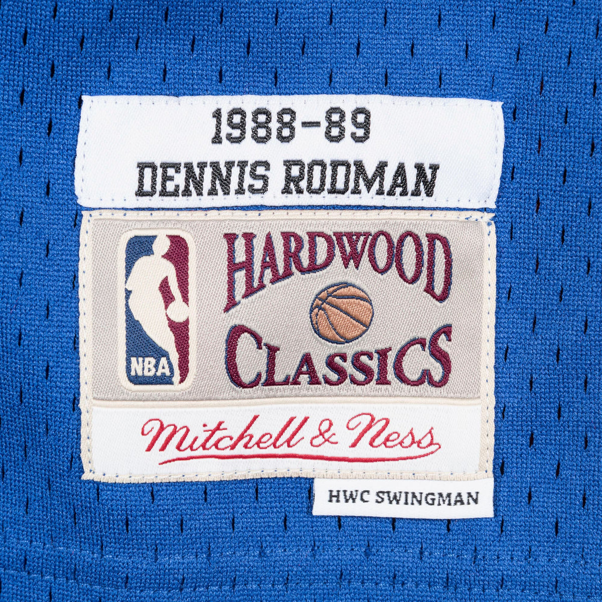 Dennis Rodman Detroit Pistons 1988 - 89 Swingman Road Basketball Jersey