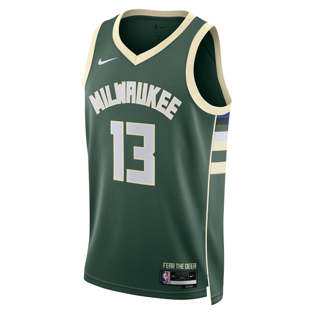 Ryan Rollins Milwaukee Bucks Icon Edition Swingman Basketball Jersey - Hunter Green - Unisex