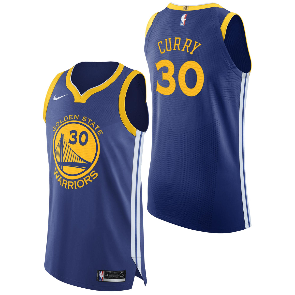 Stephen Curry Golden State Warriors Authentic Icon Basketball Jersey - Mens