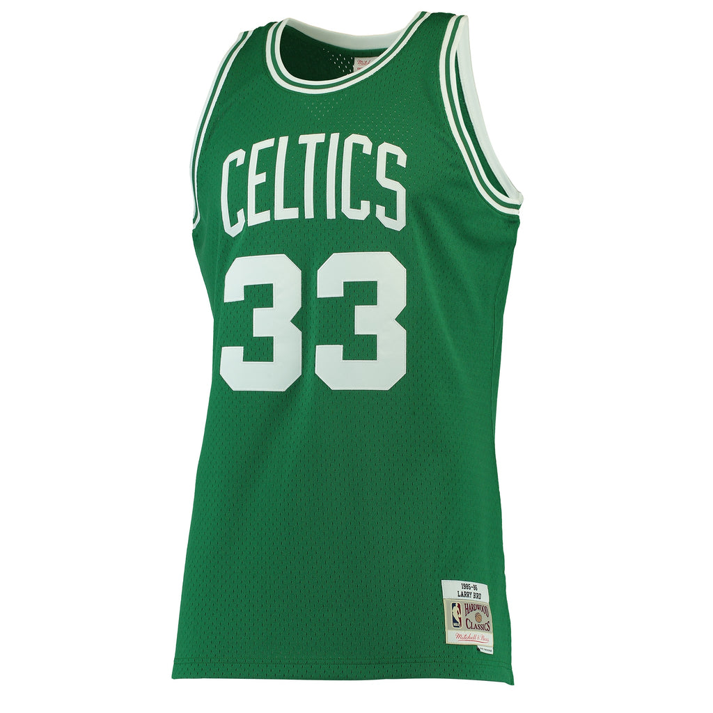 Larry Bird Boston Celtics 1985 - 86 Hardwood Classics Swingman Basketball Jersey - Mens