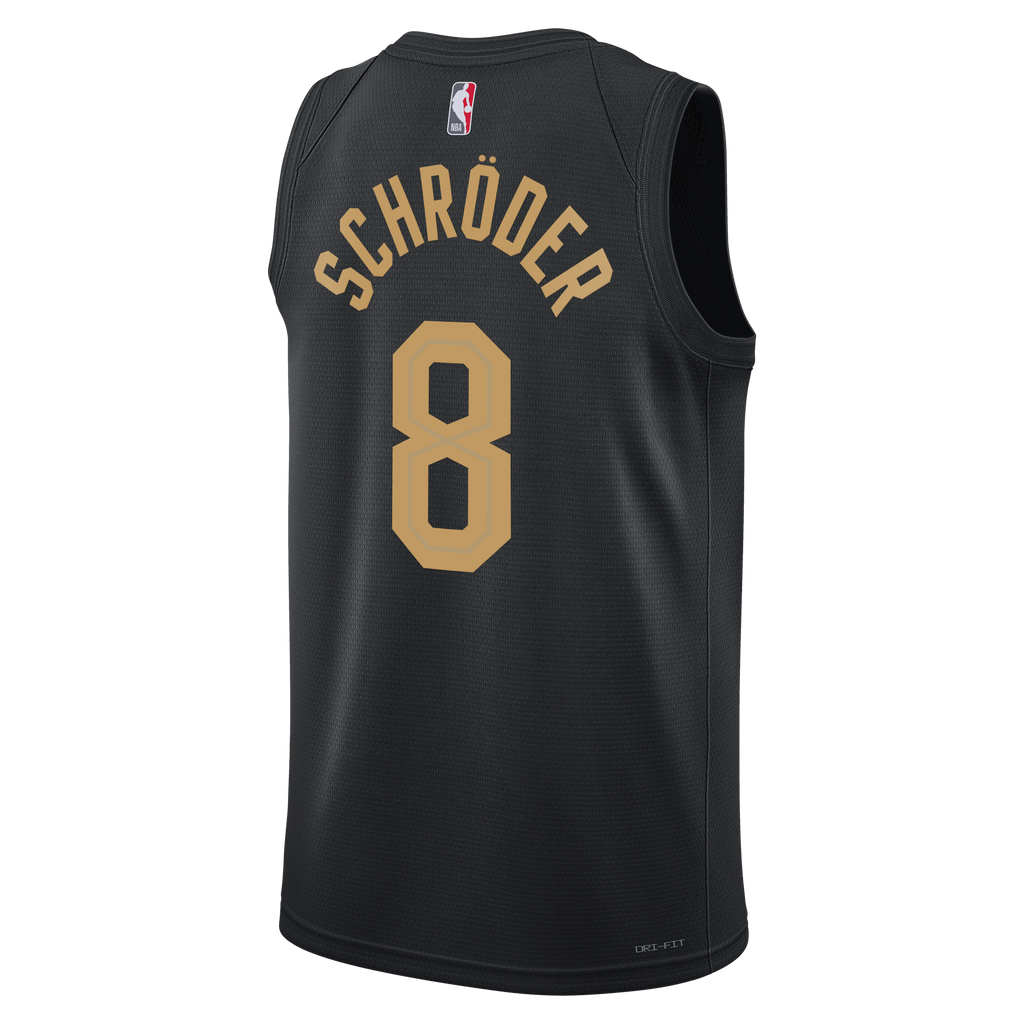 Dennis Schröder Cleveland Cavaliers Statement Edition Swingman Basketball Jersey - Black - Unisex
