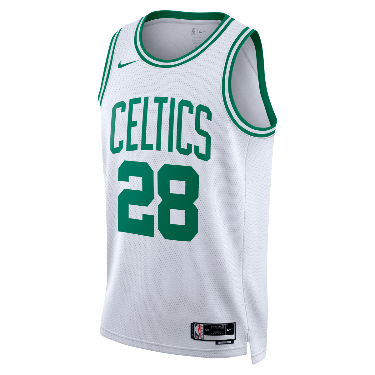 Hugo González Boston Celtics Association Edition Swingman Basketball Jersey - White - Unisex