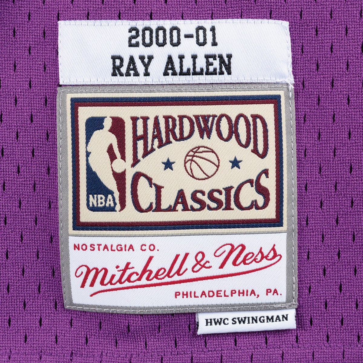 Ray Allen Milwaukee Bucks 2000 - 01 Swingman Road Basketball Jersey