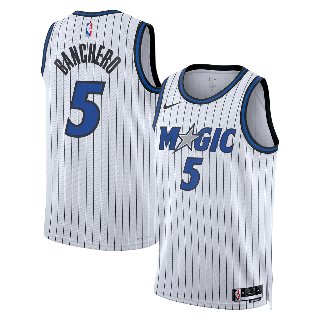 Paolo Banchero Orlando Magic Association Edition Replica Swingman Basketball Jersey - White - Unisex