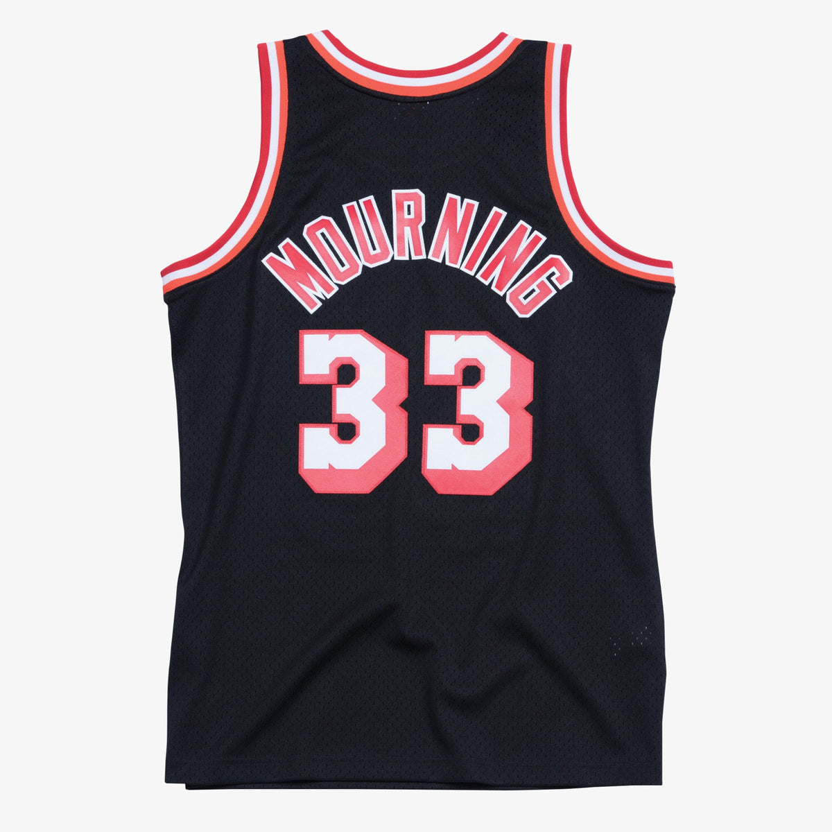 Alonzo Mourning Miami Heat Hardwood Classics Swingman Basketball Jersey - Mens