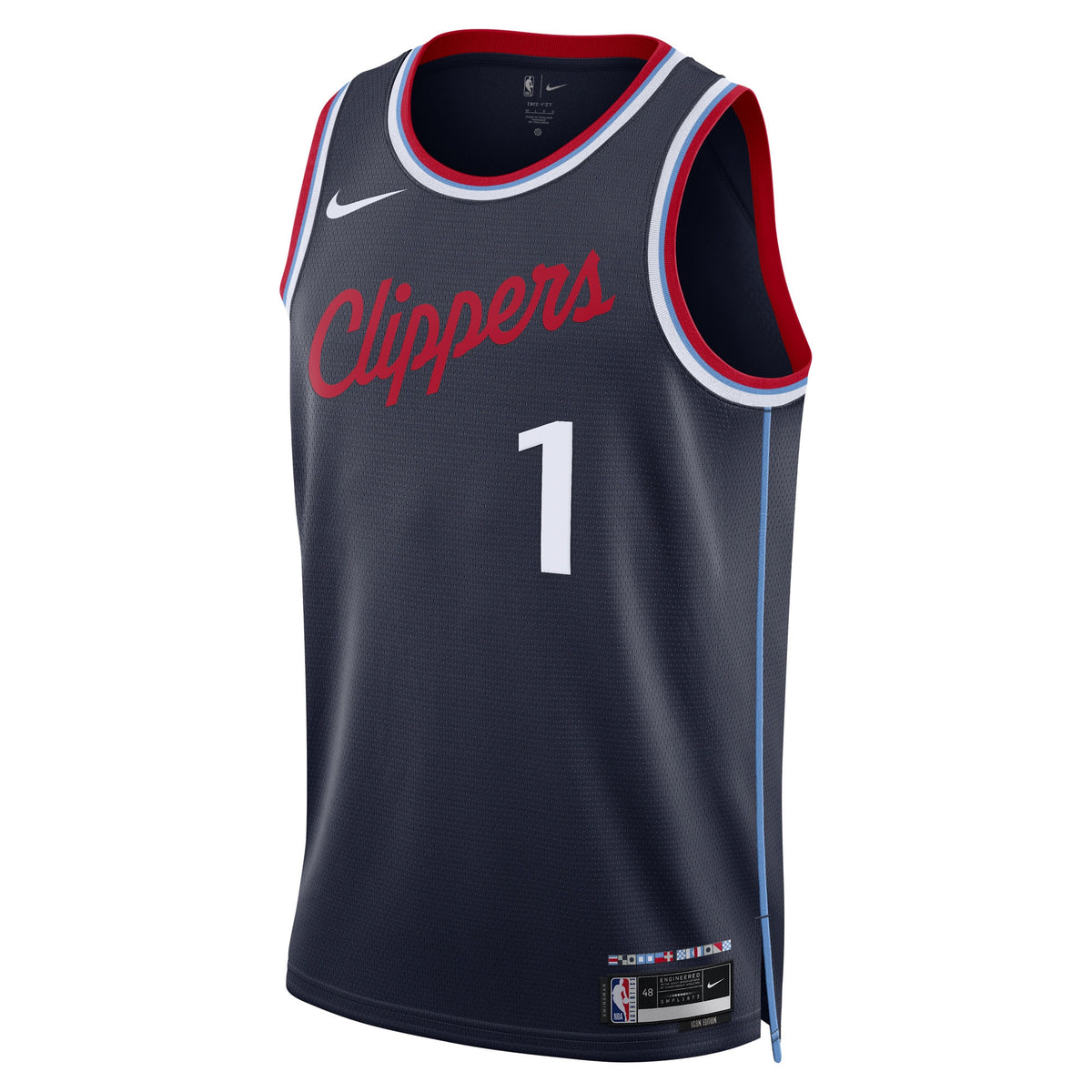 Keaton Wagler Los Angeles Clippers Replica Swingman Icon Basketball Jersey - Navy - Unisex