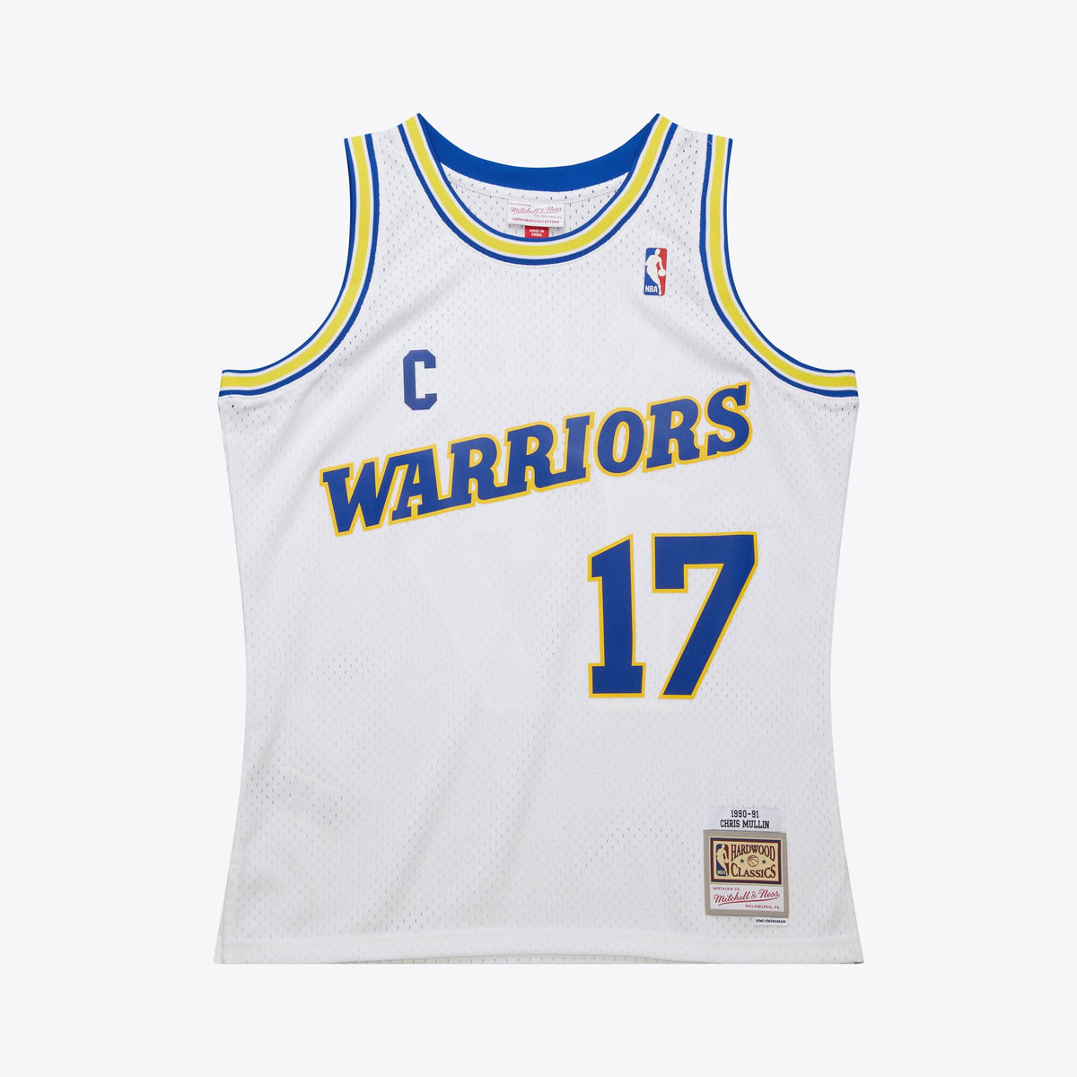 Chris Mullin Golden State Warriors 1990 Swingman Basketball Jersey