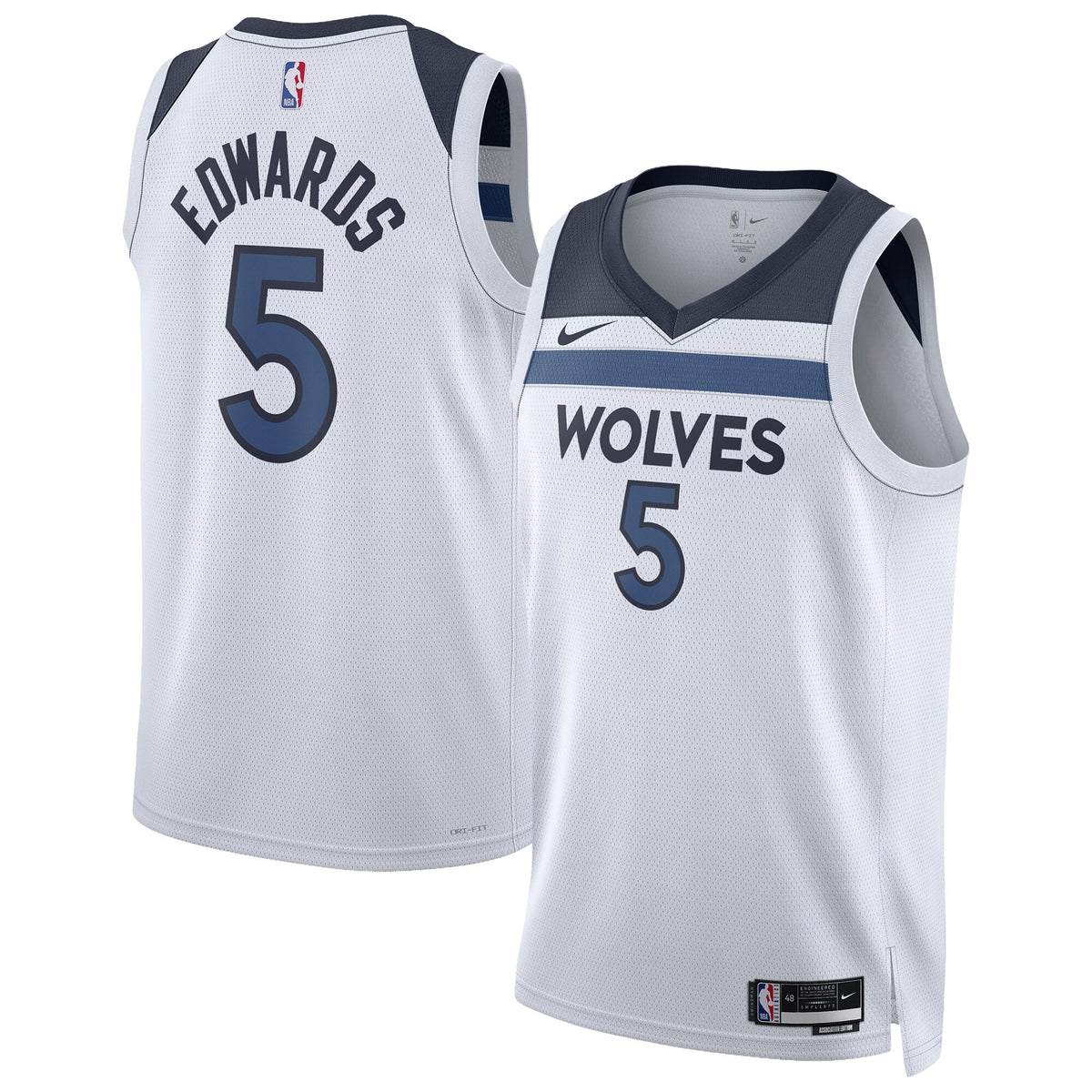 Anthony Edwards Minnesota Timberwolves Association Edition Swingman Basketball Jersey - Unisex