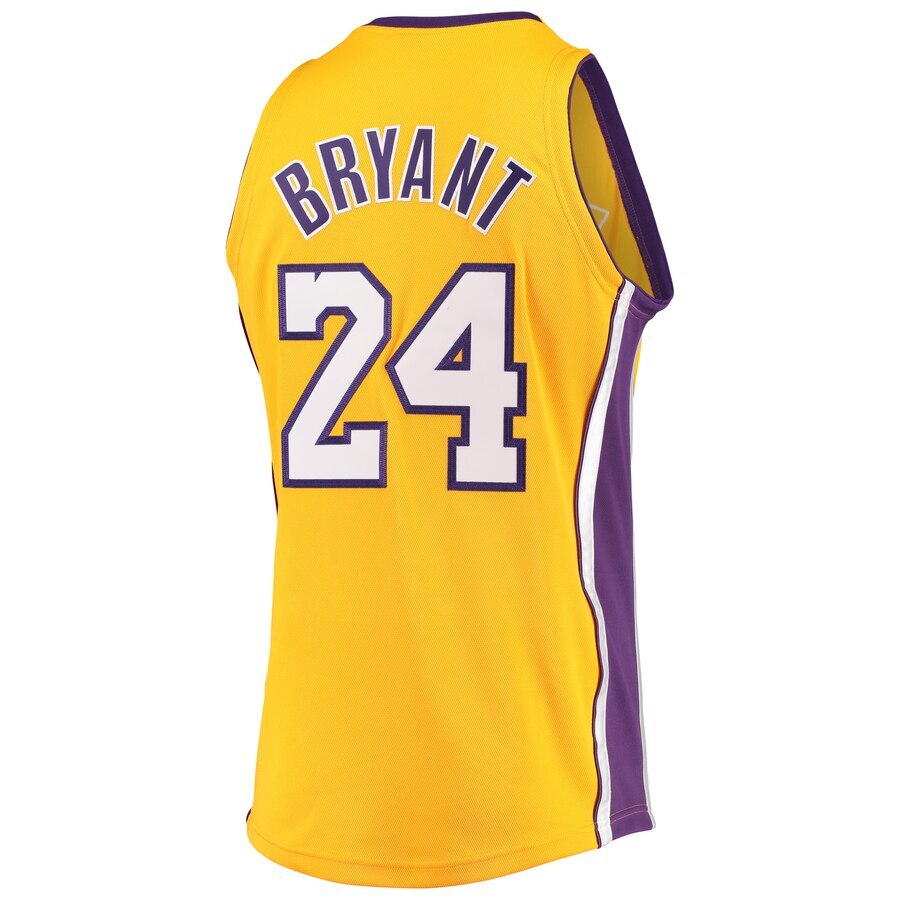 Kobe Bryant Los Angeles Lakers 2008 - 09 Hardwood Classics Authentic Basketball Jersey - Gold - Mens