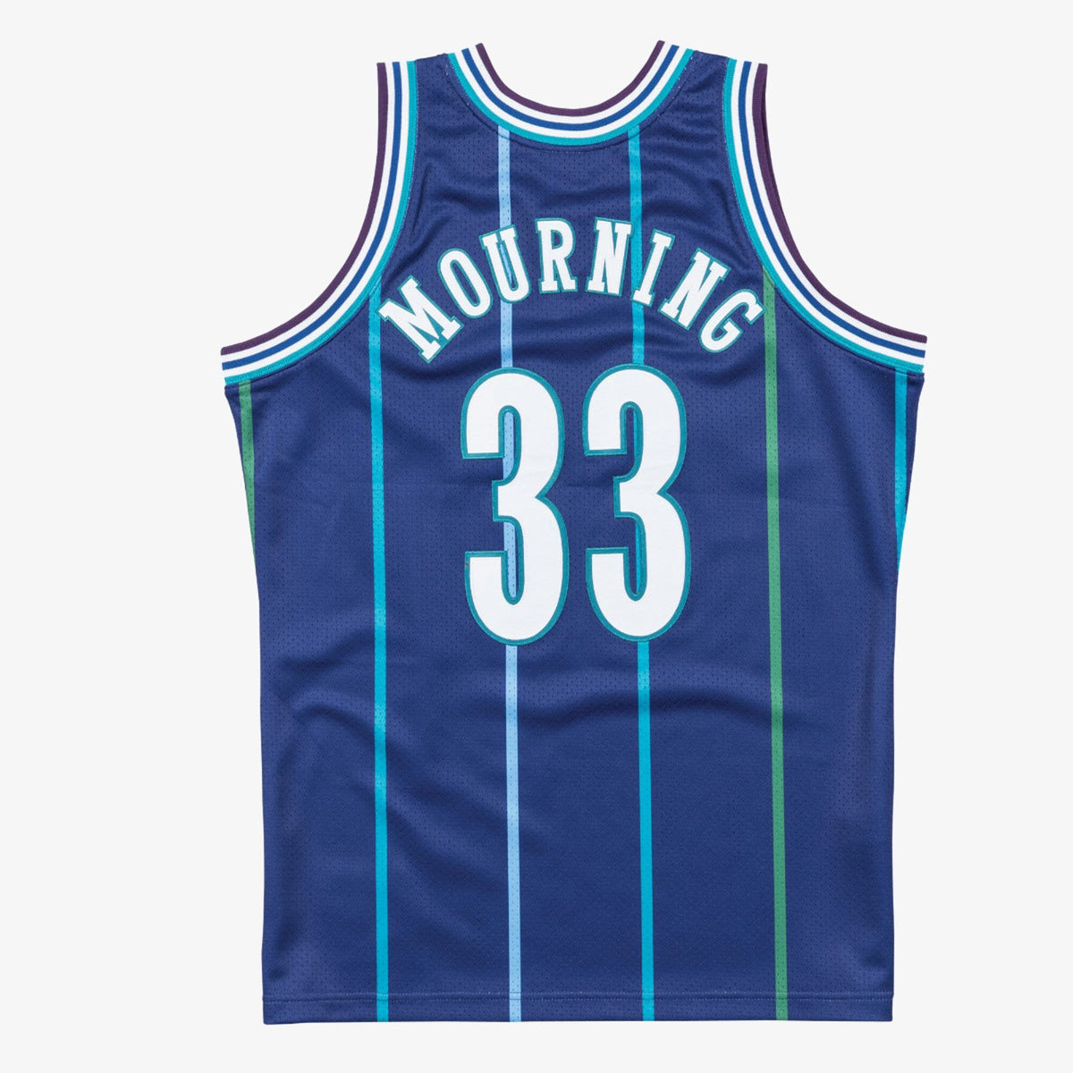 Alonzo Mourning Charlotte Hornets 1994 - 95 Authentic Alternate Basketball Jersey