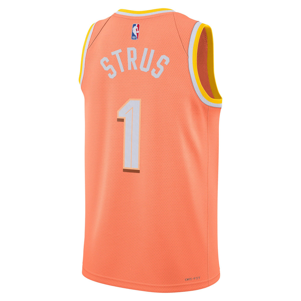 Max Strus Cleveland Cavaliers 2025/26 City Edition Swingman Basketball Jersey - Orange - Unisex