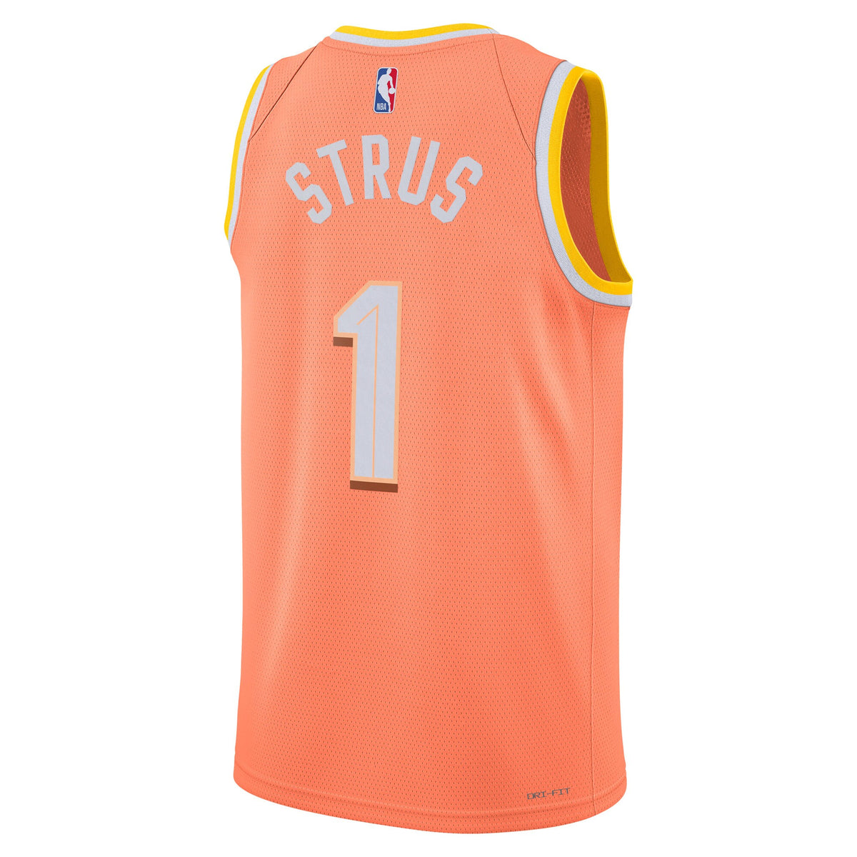 Max Strus Cleveland Cavaliers 2025/26 City Edition Swingman Basketball Jersey - Orange - Unisex