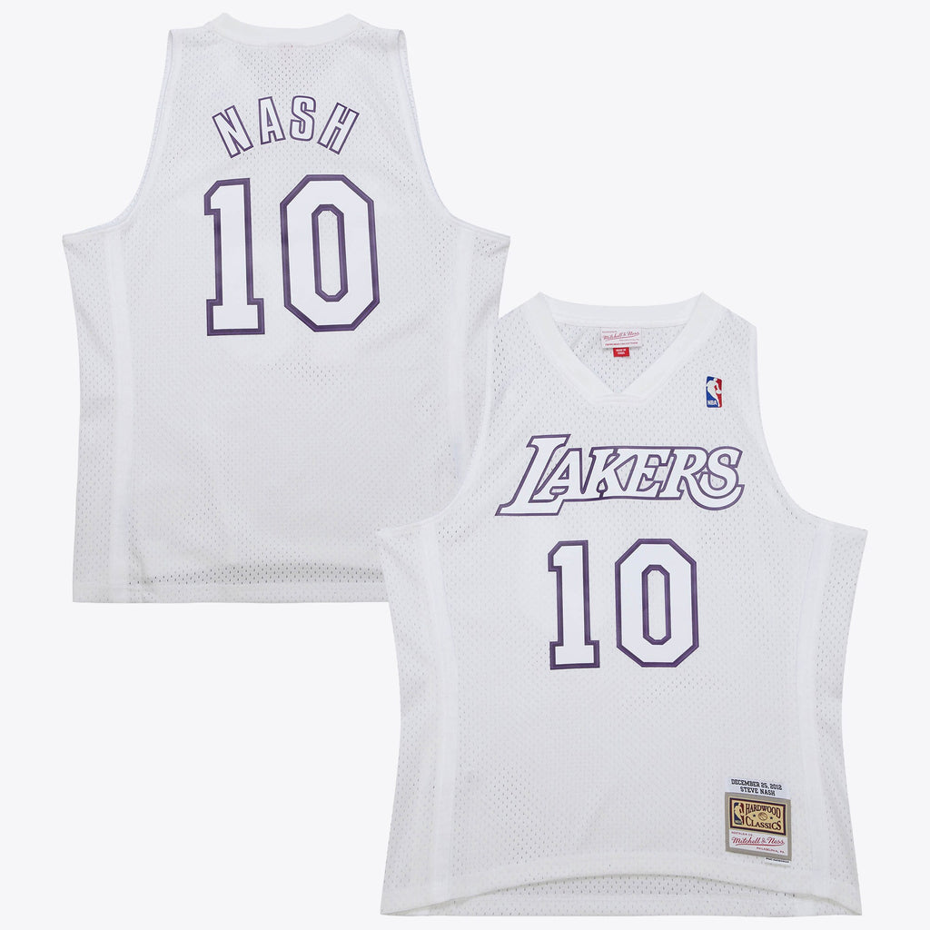 Steve Nash Los Angeles Lakers 2012 Day Authentic Basketball Jersey - White