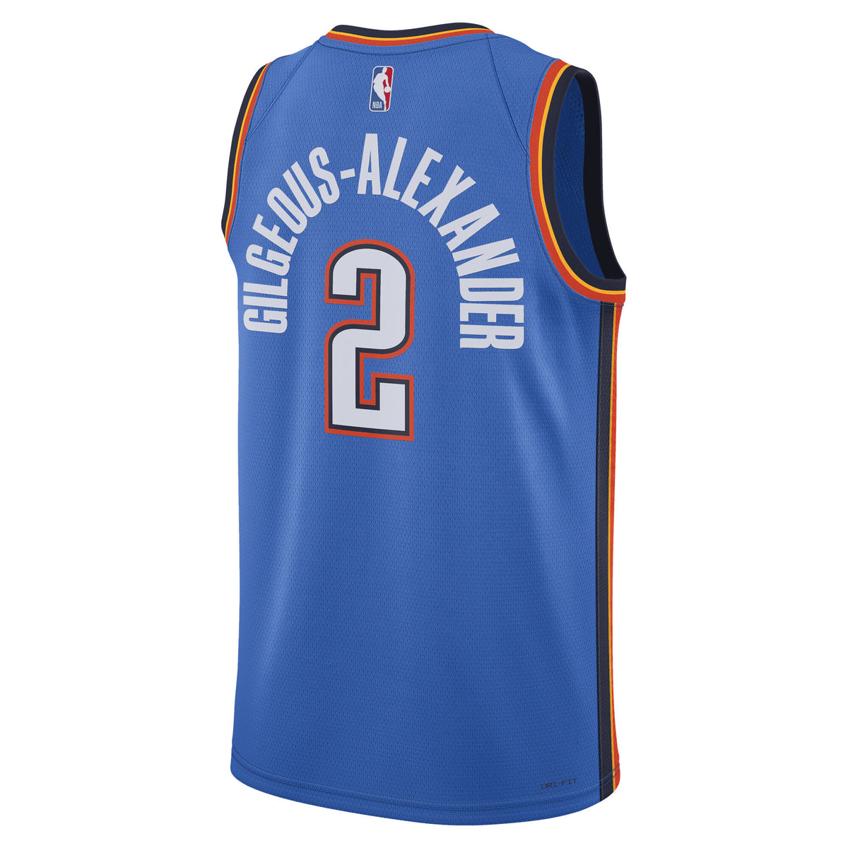 Shai Gilgeous - Alexander Oklahoma City Thunder Replica Swingman Icon Basketball Jersey - Unisex