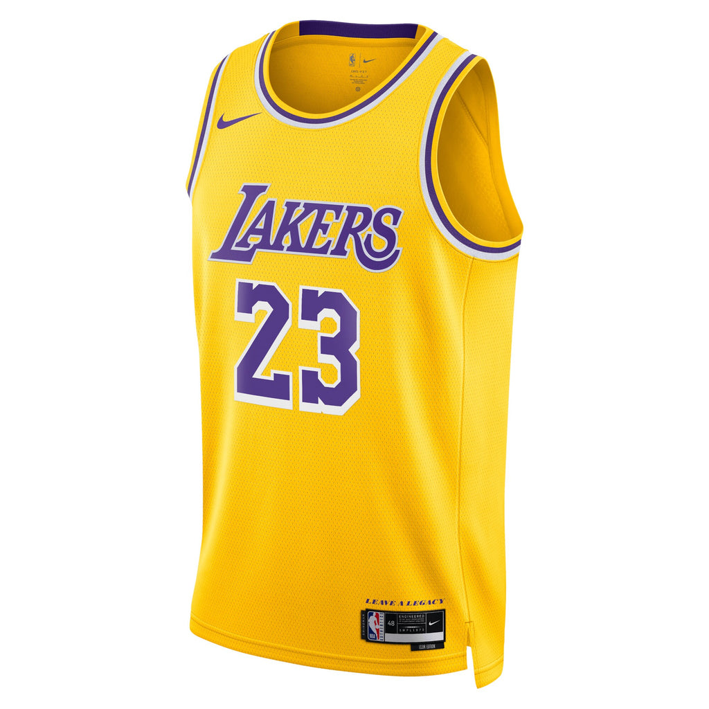 LeBron James Los Angeles Lakers Swingman Icon Basketball Jersey - Mens