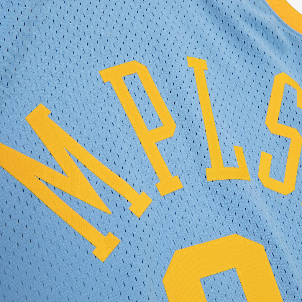 Derek Fisher Los Angeles Lakers 2001 Authentic Swingman Basketball Jersey - Columbia Blue