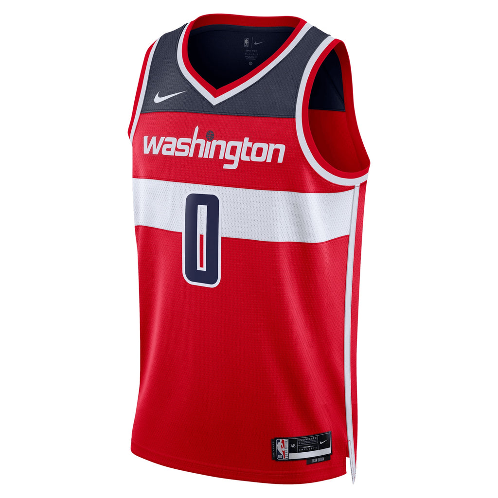 Bilal Coulibaly Washington Wizards Icon Edition Swingman Basketball Jersey - Red - Unisex
