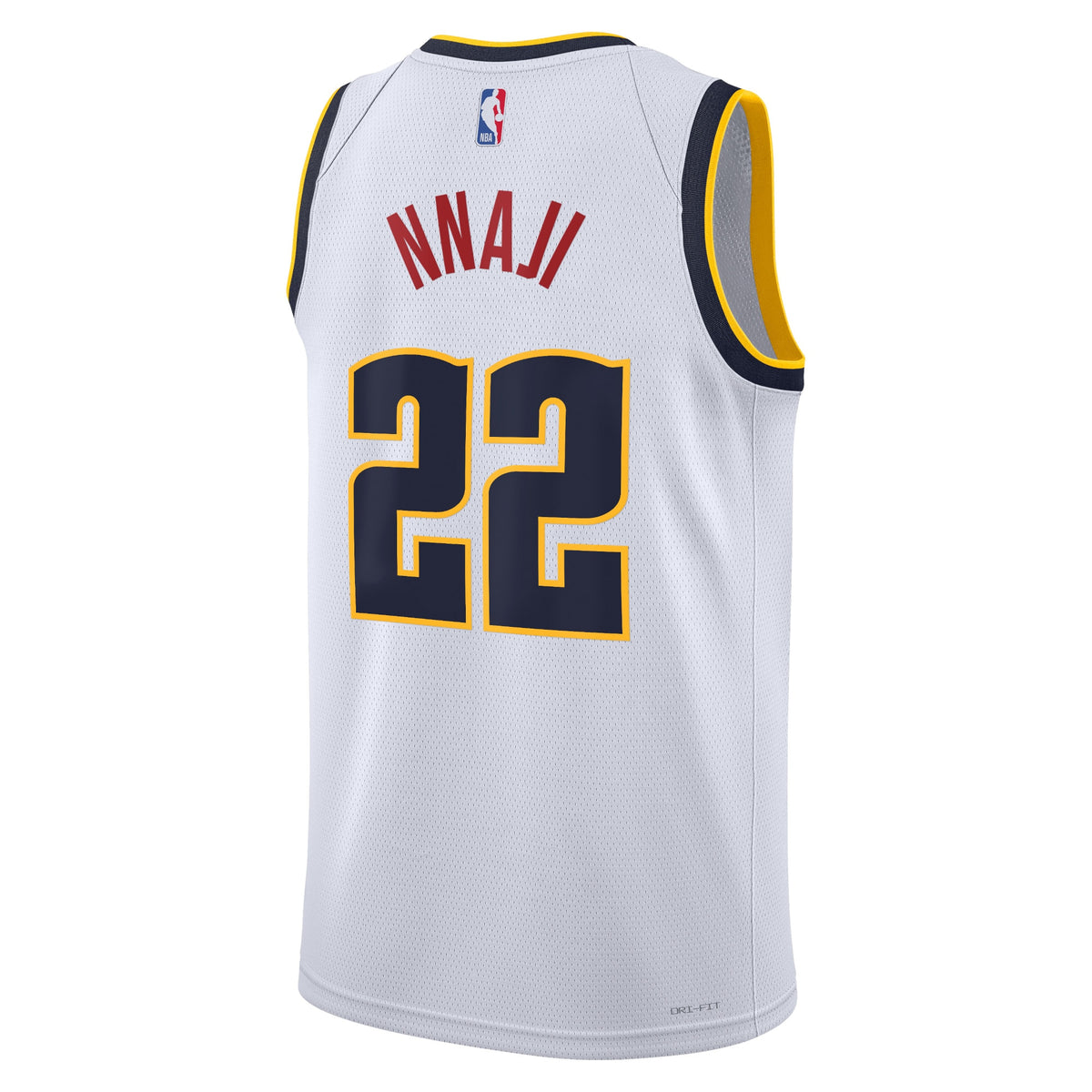 Zeke Nnaji Denver Nuggets Association Edition Swingman Basketball Jersey - White - Unisex