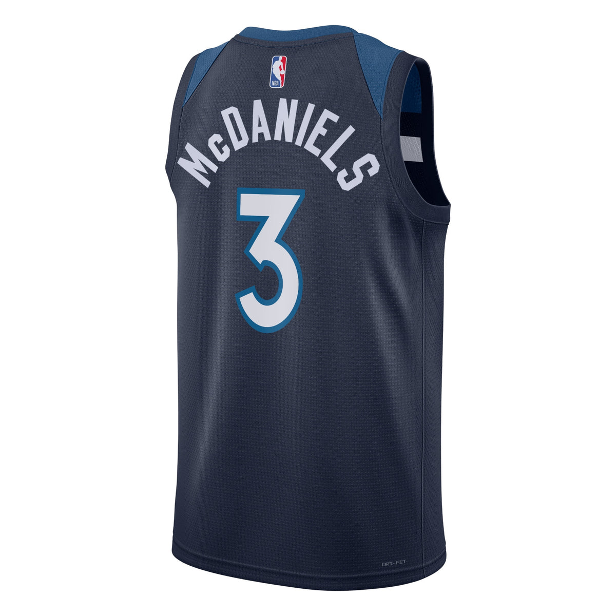 Jaden McDaniels Minnesota Timberwolves Icon Edition Swingman Basketball Jersey - Navy - Unisex