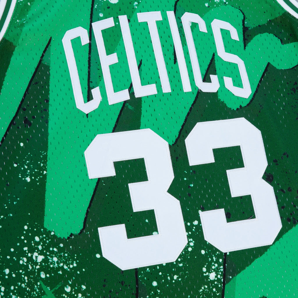 Larry Bird Boston Celtics 1985 Hyper Hoops Swingman Basketball Jersey - Green