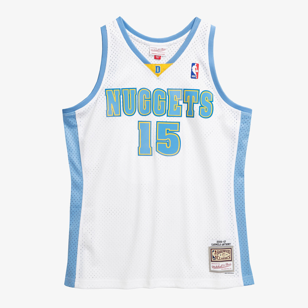 Carmelo Anthony Denver Nuggets 2006 Authentic Swingman Basketball Jersey - White