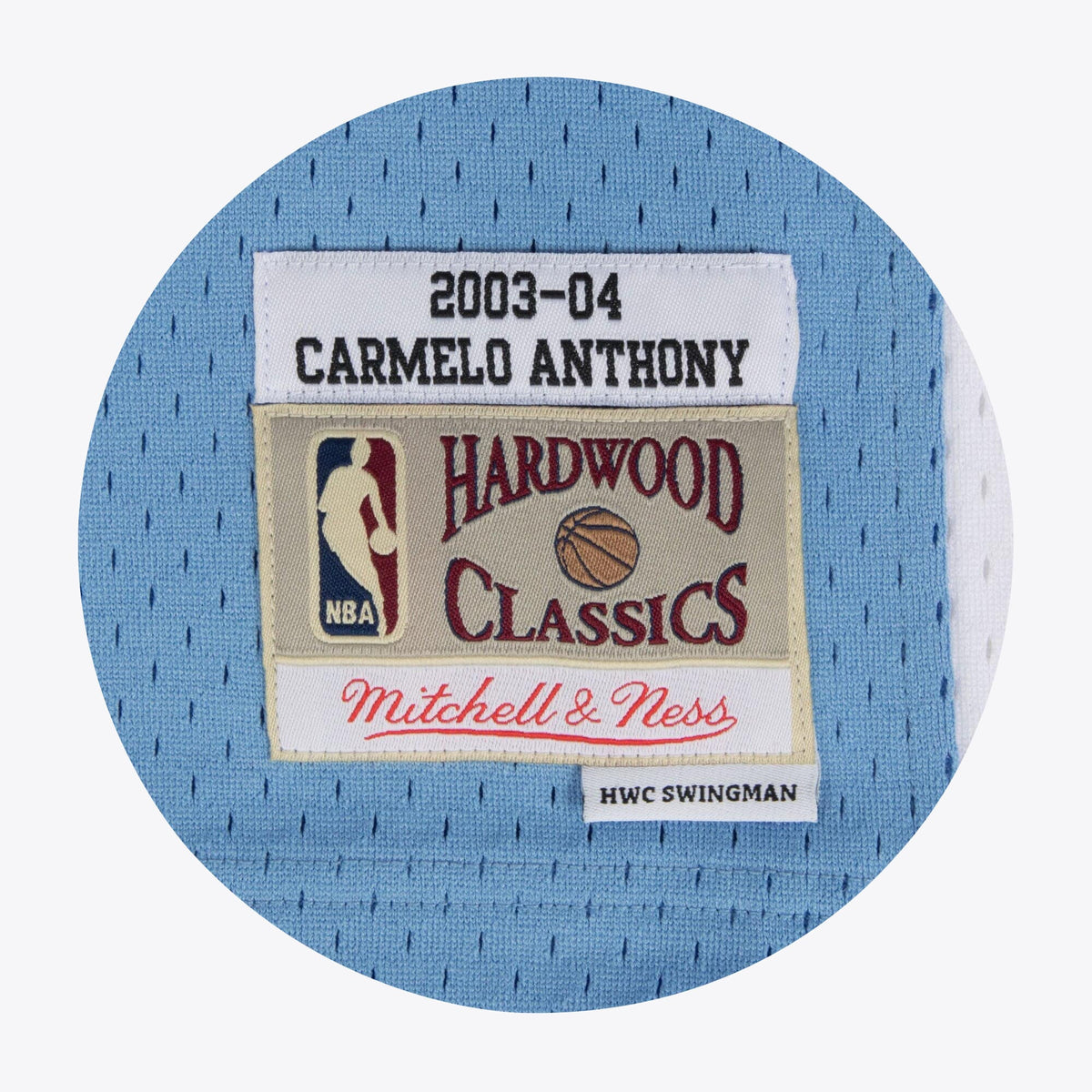 Carmelo Anthony Denver Nuggets 2003 - 04 Hardwood Classics Swingman Road Basketball Jersey - Blue - Mens