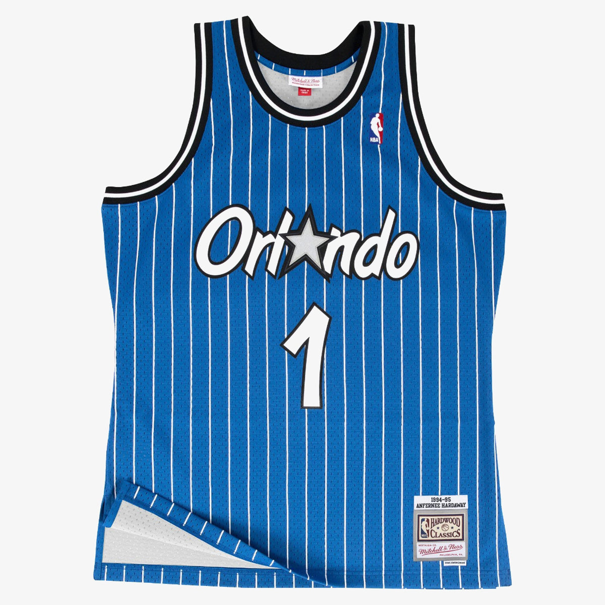 Anfernee Hardaway Orlando Magic 1994 - 95 Swingman Road Basketball Jersey