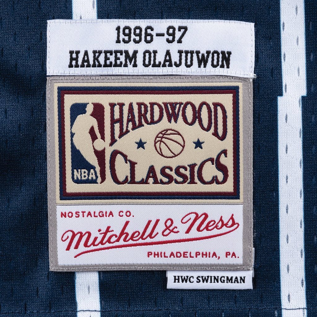 Hakeem Olajuwon Houston Rockets 1996 - 97 Swingman Road Basketball Jersey