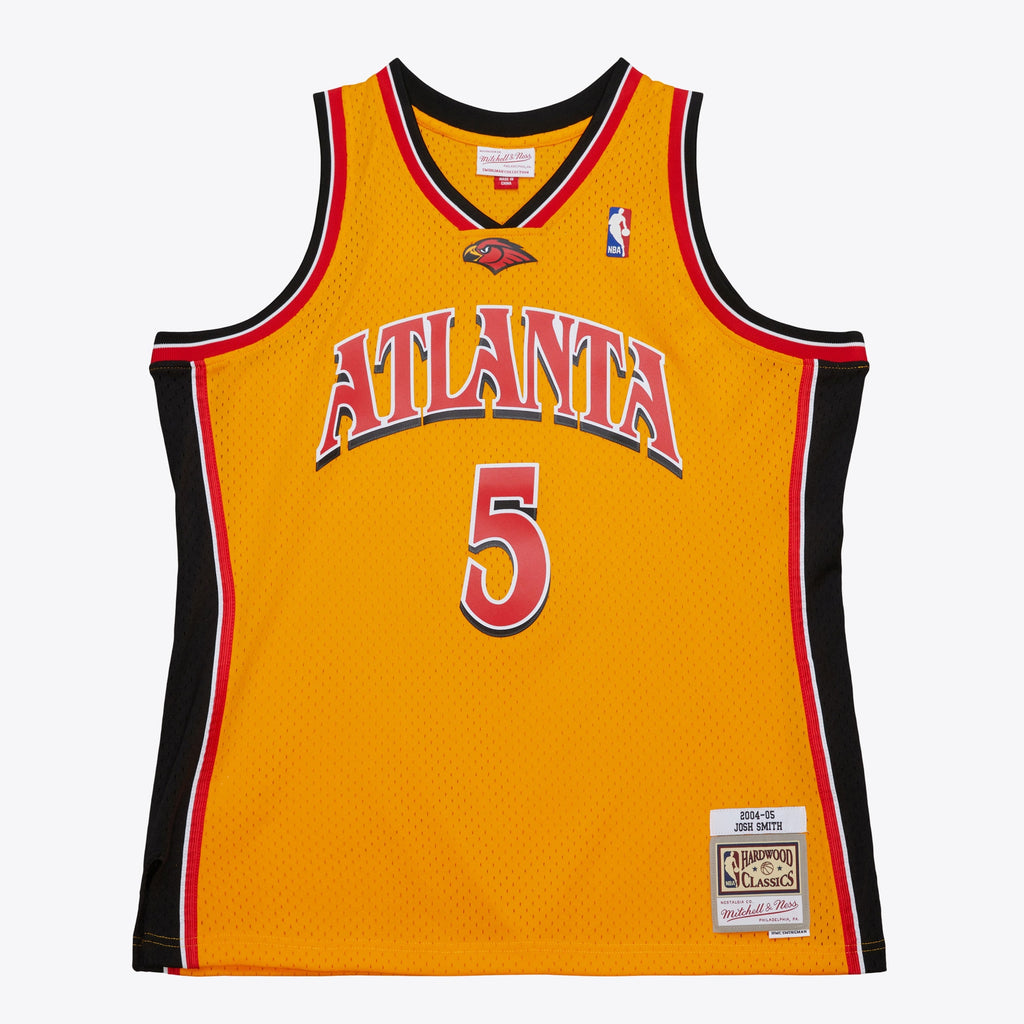 Josh Smith Atlanta Hawks 2004 Authentic Alternate Basketball Jersey - Yellow