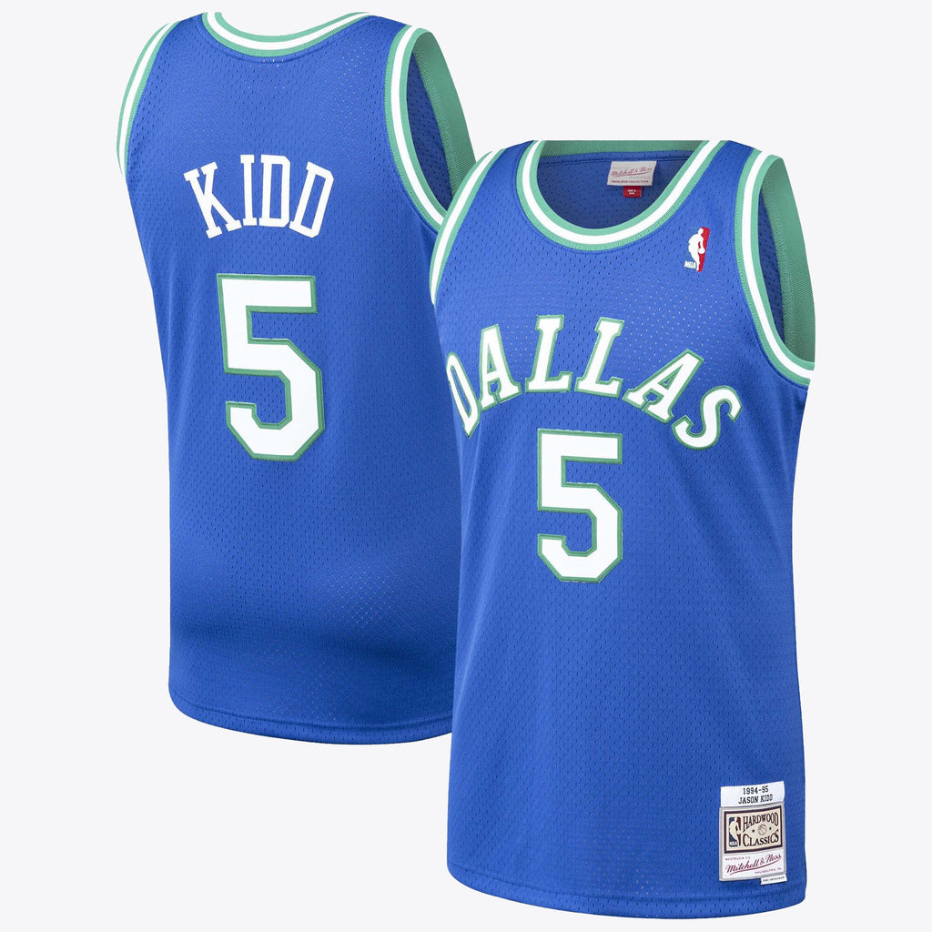 Jason Kidd Dallas Mavericks Hardwood Classics Road Basketball Jersey - Mens