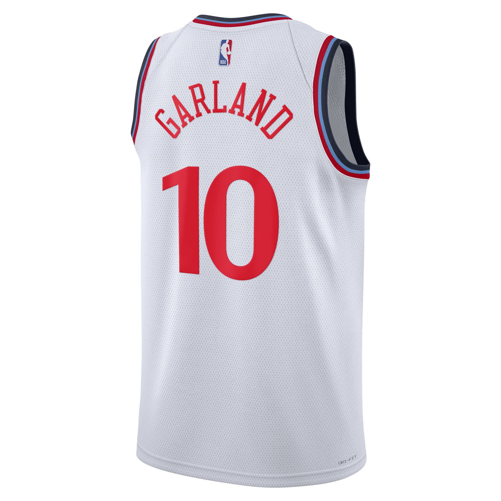 Darius Garland Los Angeles Clippers Association Edition Swingman Basketball Jersey - White - Unisex