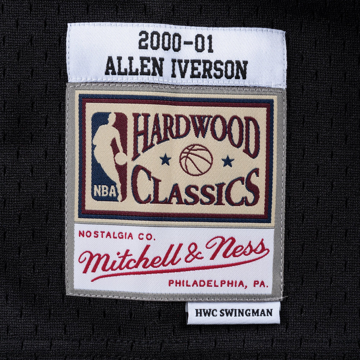 Allen Iverson Philadelphia 76ers 2000 - 01 Swingman Road Basketball Jersey