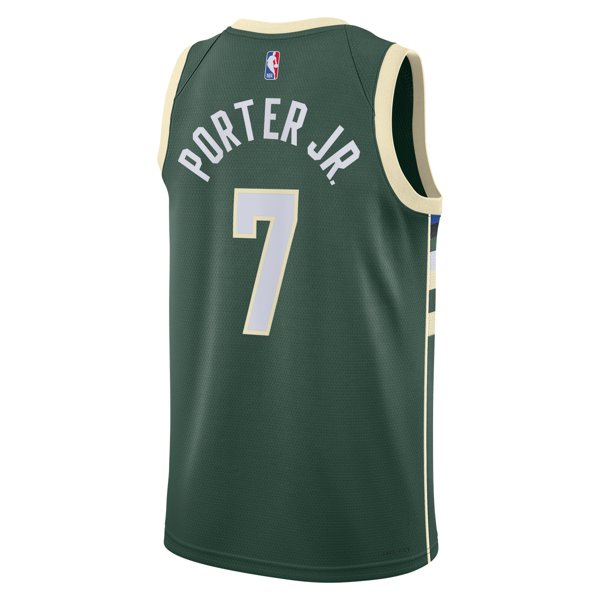 Kevin Porter Jr. Milwaukee Bucks Icon Edition Swingman Basketball Jersey - Hunter Green - Unisex