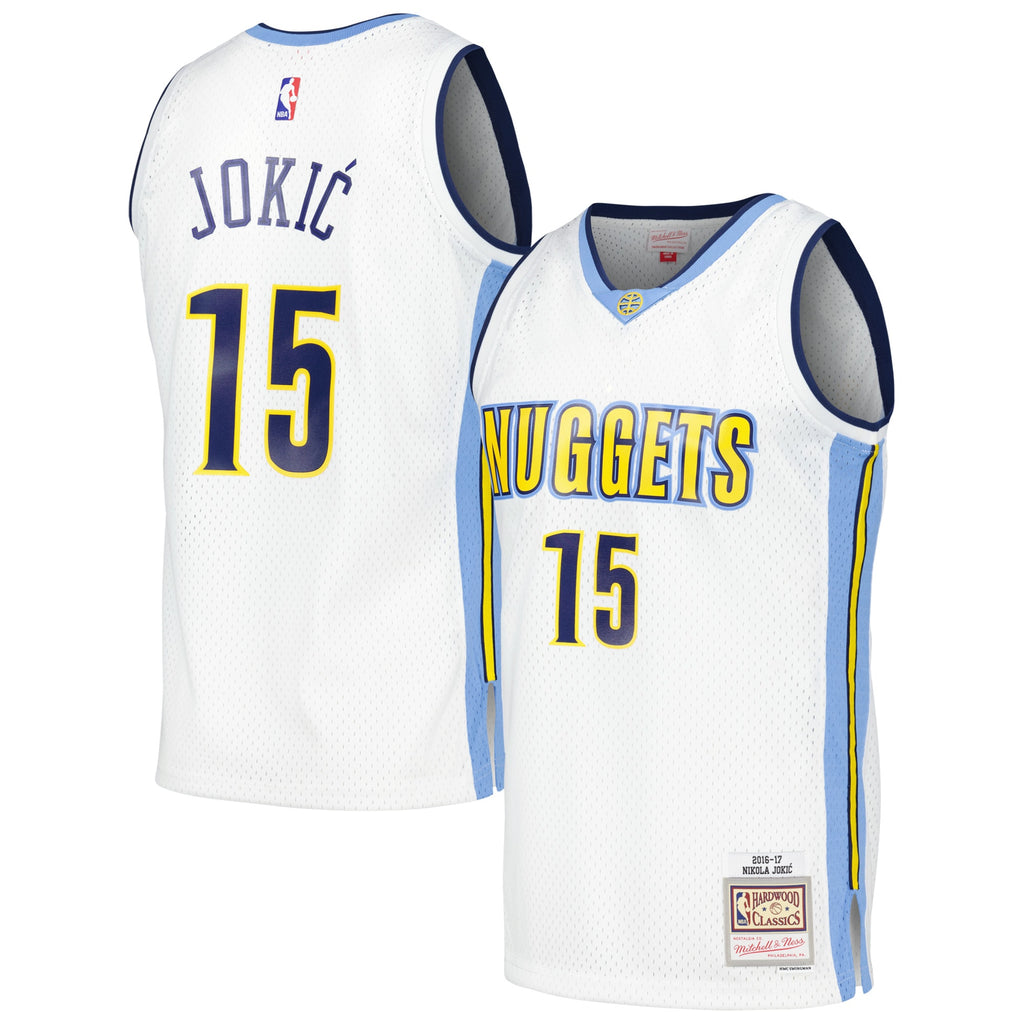 Nikola Jokić Denver Nuggets 2016/17 Throwback Swingman Basketball Jersey - Mens