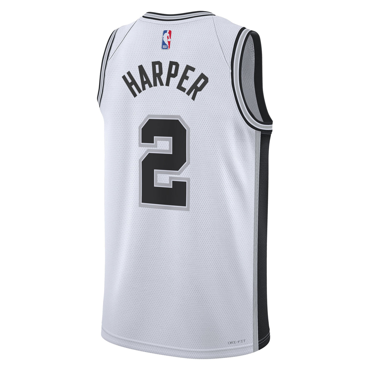 Dylan Harper San Antonio Spurs 2025 Association Edition Swingman Basketball Jersey - White - Unisex