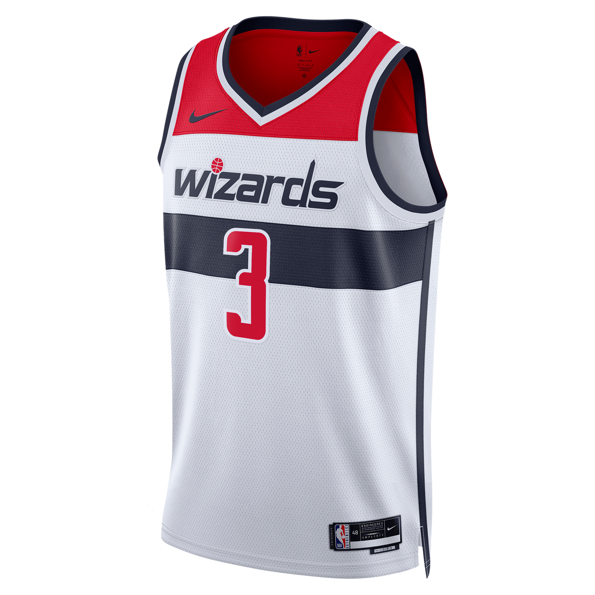 Trae Young Washington Wizards Association Edition Swingman Basketball Jersey - White - Unisex