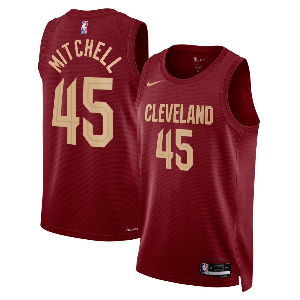Donovan Mitchell Cleveland Cavaliers Icon Edition Swingman Basketball Jersey - Maroon - Unisex