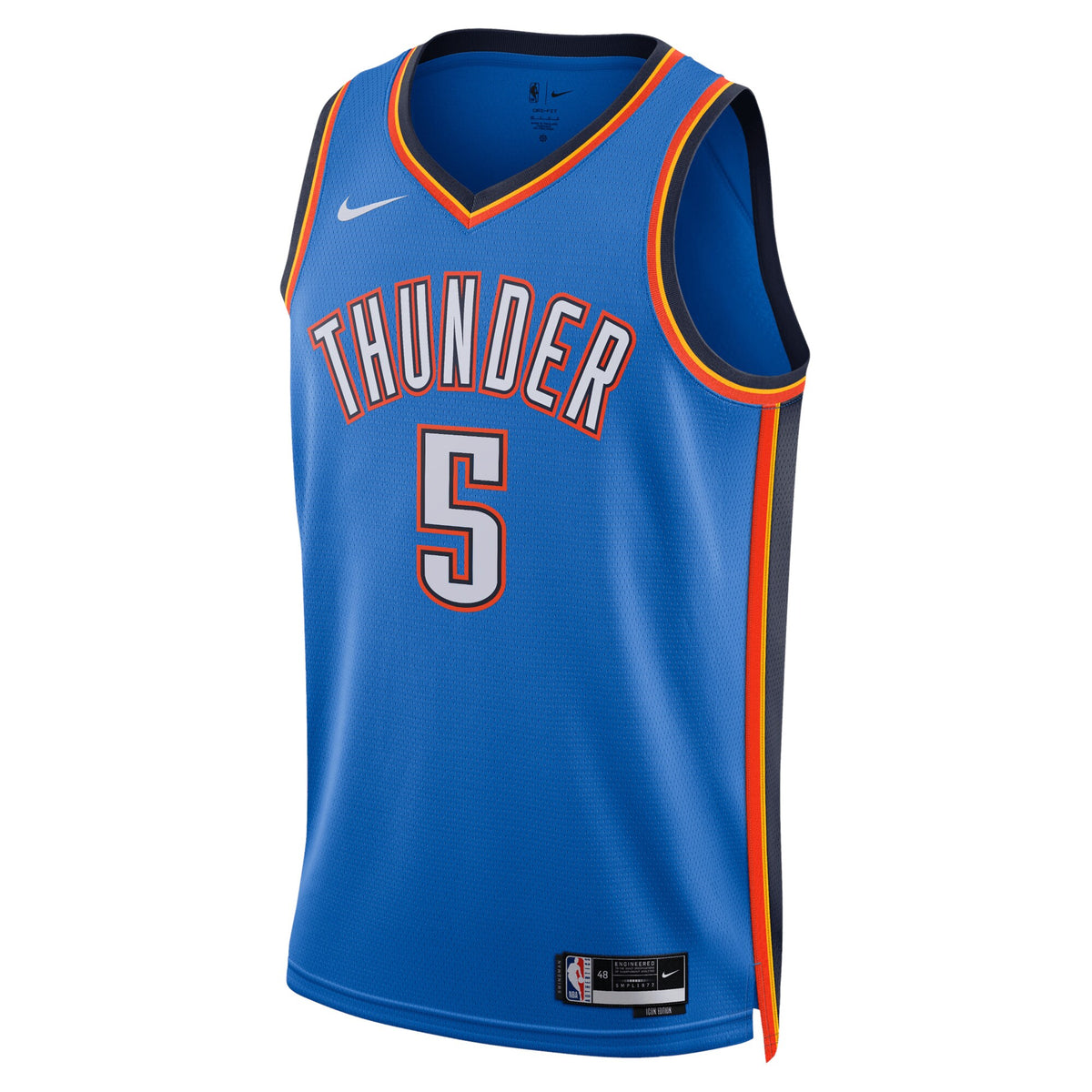 Luguentz Dort Oklahoma City Thunder Icon Edition Swingman Basketball Jersey - Blue - Unisex